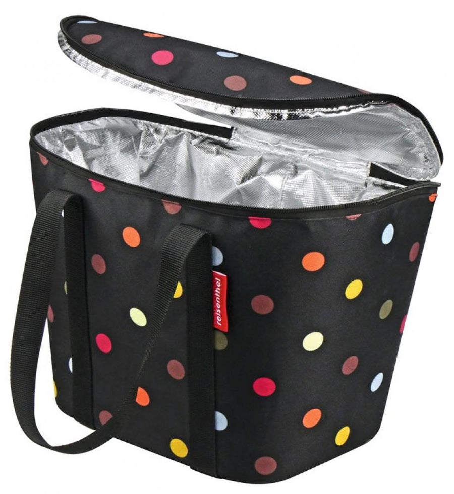 KLICKfix Thermo-Tasche für Lenkerkorb dots 34x26x25 cm