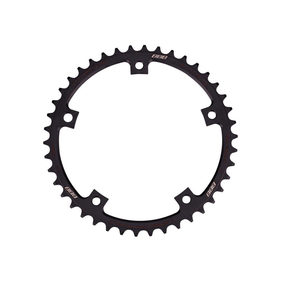 BBB Cycling BBB Kettenblatt RoadGear 42T/135mm 11sp. 42Z/135mm anthrazit - präziser Antrieb für Rennräder