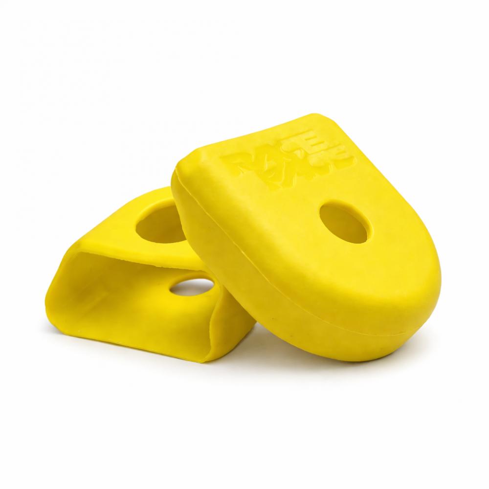 Race Face Crank Boot Kurbelschutz Kit, medium, gelb - Schutz für Kurbelarme