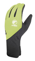 CHIBA Softshell Light - Radhandschuhe neongelb, winddicht & atmungsaktiv, Größe M