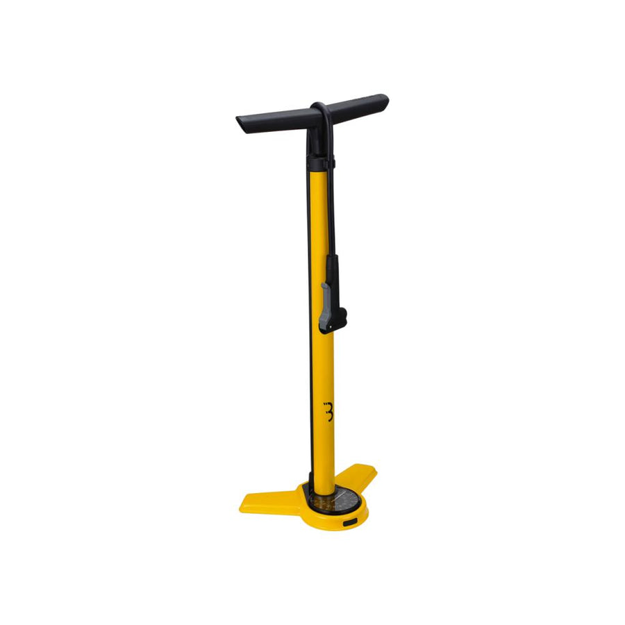 BBB Cycling BBB Standpumpe AirSteel gelb Einheitsgröße gelb - stabile Hochdruck Standpumpe