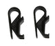 Basil Ersatzhaken Hook On-System Sports für Gepäckträger bis Ø 16 mm - Kompatibel mit Basil Fahrradtaschen - Befestigungsadapter