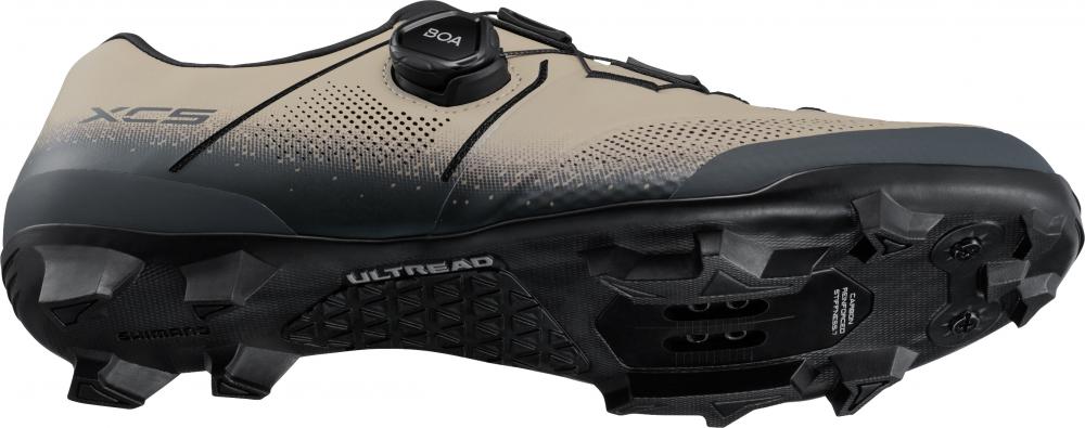 SHIMANO Fahrradschuhe XC503 Herren Damen MTB SPD Größe 46 Beige - XC-Raceschuh mit BOA System