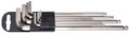 Unior Sechskantstiftschlüsselset lang rot,Kunststoffclip,1,5-10mm,220/3SLPH-US