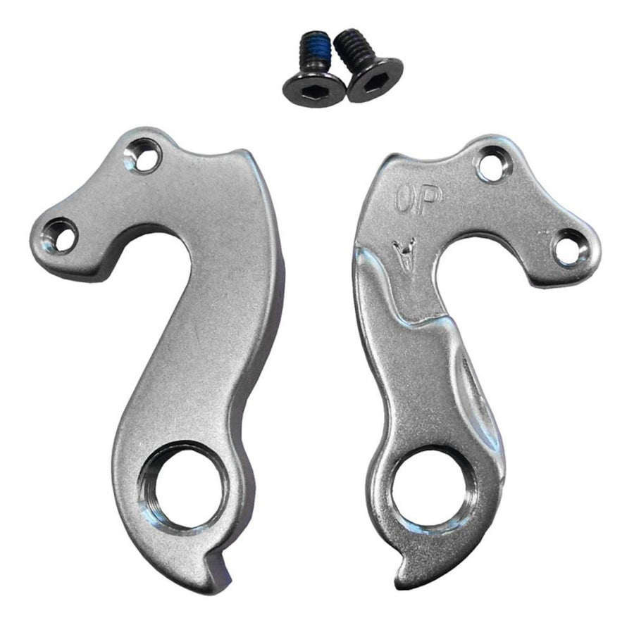 MCG Parts Schaltauge 8317-0000P Ersatzteil für CENTURION & MERIDA, zwei silberne Schaltaugen und Schrauben.