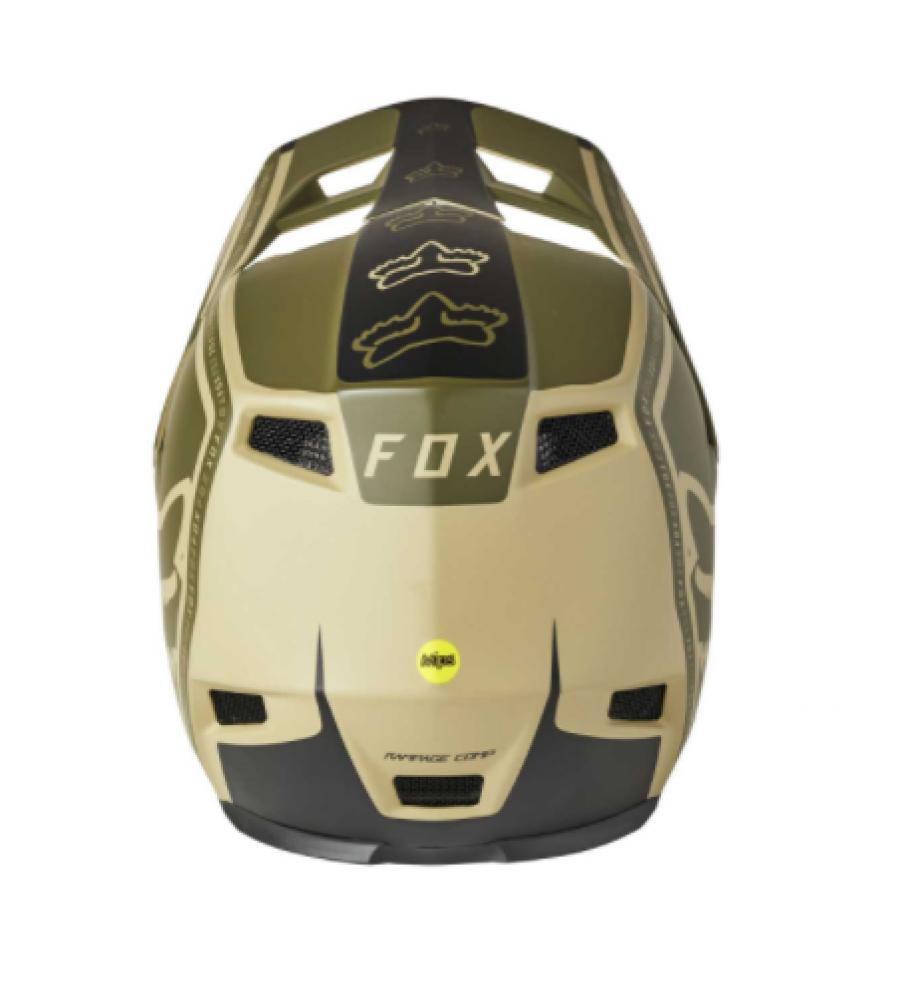 FOX Helm RAMPAGE COMP CALI CE CPSC Full Face Schutz Helm beige 2X
