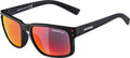 Alpina Sonnenbrille Kosmic Rahmen schwarz matt Glas rot versp. S3