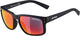 Alpina Sonnenbrille Kosmic Rahmen schwarz matt Glas rot versp. S3