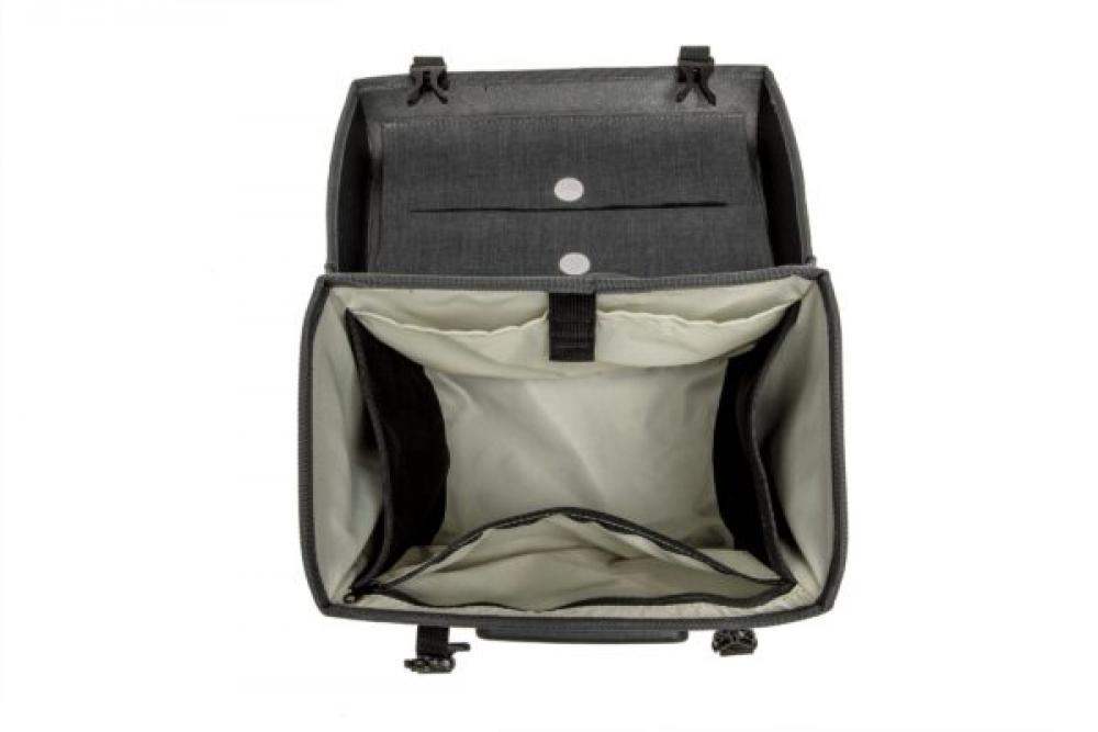 New Looxs Lenkertasche Varo Handlebar Bag grau Größe 19x27x22cm 9,5l