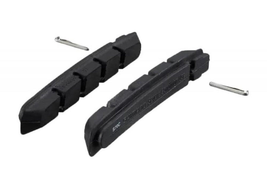 Shimano S70C Bremsgummi für V-Brake Paar - starke Bremsleistung im Extremeinsatz