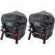 M-Wave Fahrradtaschen MANITOBA Set - 2 Seitentaschen je 12,5 Liter, wasserdicht, reflektierend, schwarz