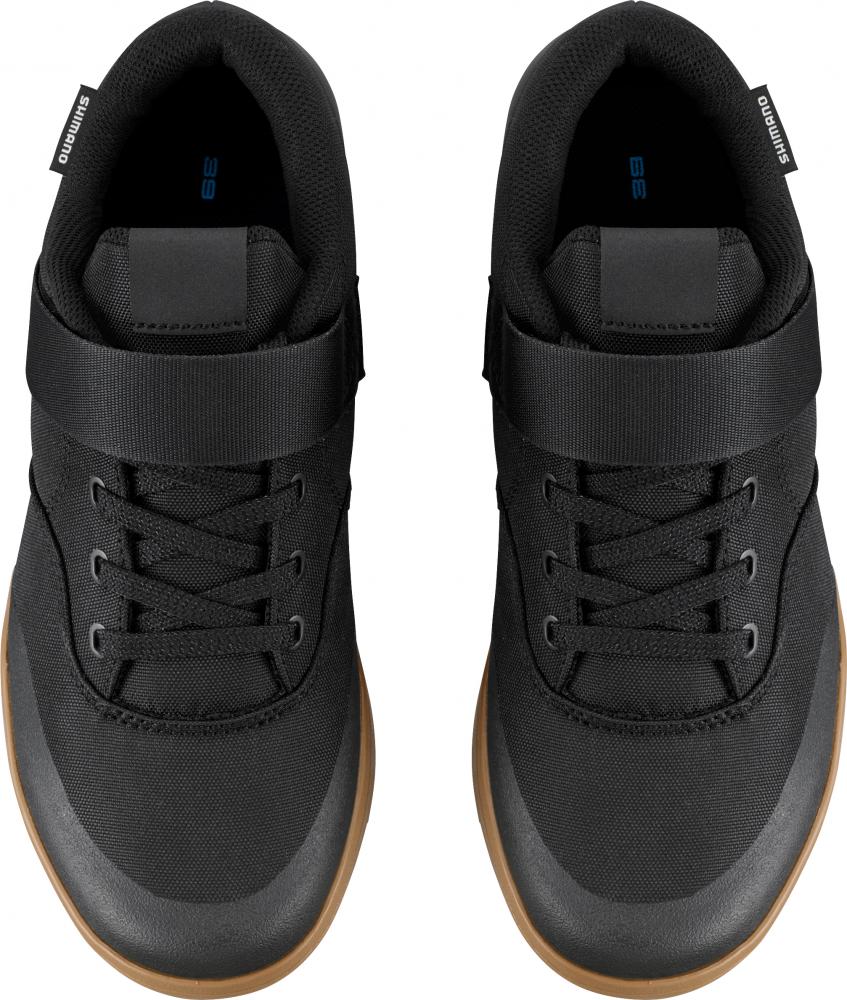 SHIMANO Fahrradschuhe GE500W Damen MTB SPD 39 Schwarz/Braun - Trail-orientierter SPD-Schuh