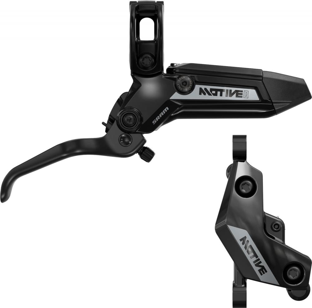 SRAM Motive Silver Scheibenbremse hinten - Vierkolben hydraulisch für E-Bikes und MTB