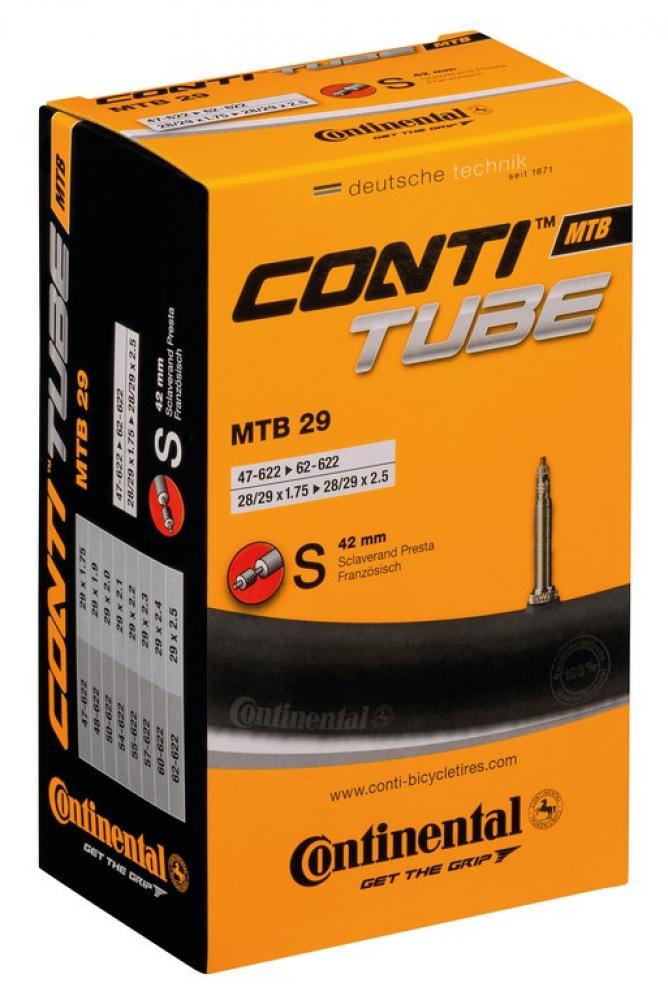 Continental Conti Tube MTB 29 Fahrradschlauch 28-29 Zoll 1.75-2.5 Breite, Presta Ventil.