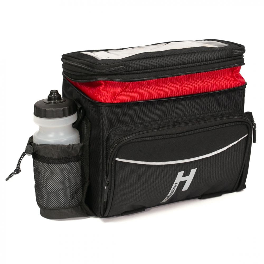 Haberland Lenkertasche 10l Max Plus schwarz - vielseitige Lenkertasche mit KLICKfix