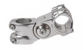 Ergotec Octopus 2 Ahead-Vorbau, silber, verstellbar 0-60°, für 31,8 mm Lenker und 1 1/8″ Gabelschaft.