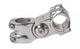 Ergotec Octopus 2 Ahead-Vorbau - verstellbar 0 - +60°, Alu 6061 T6, Ø 31,8 mm Lenker, 1 1/8″ Gabelschaft, 75 mm, Safety-Level 4, silber/poliert