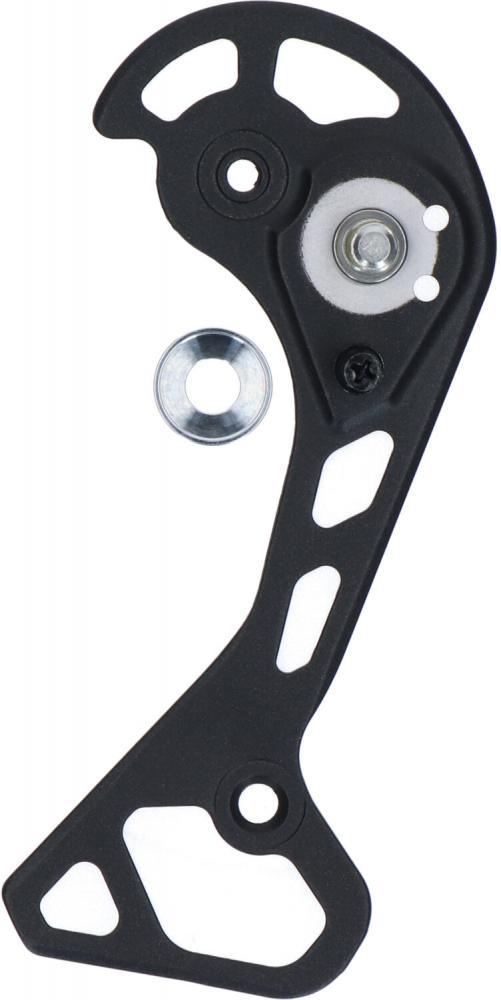 SHIMANO Kettenleitblech RD-M8050 GS-Type Ersatzteil, schwarzes Bauteil für Fahrrad-Schaltwerke, Gewicht ca. 29g.