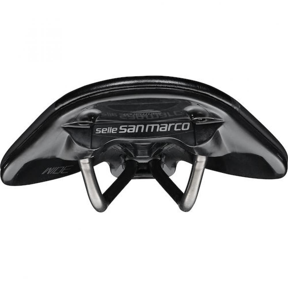 Selle San Marco Sattel Shortfit 2.0 Racing 155 x 255 mm Schwarz - leistungsstarker Rennradsattel