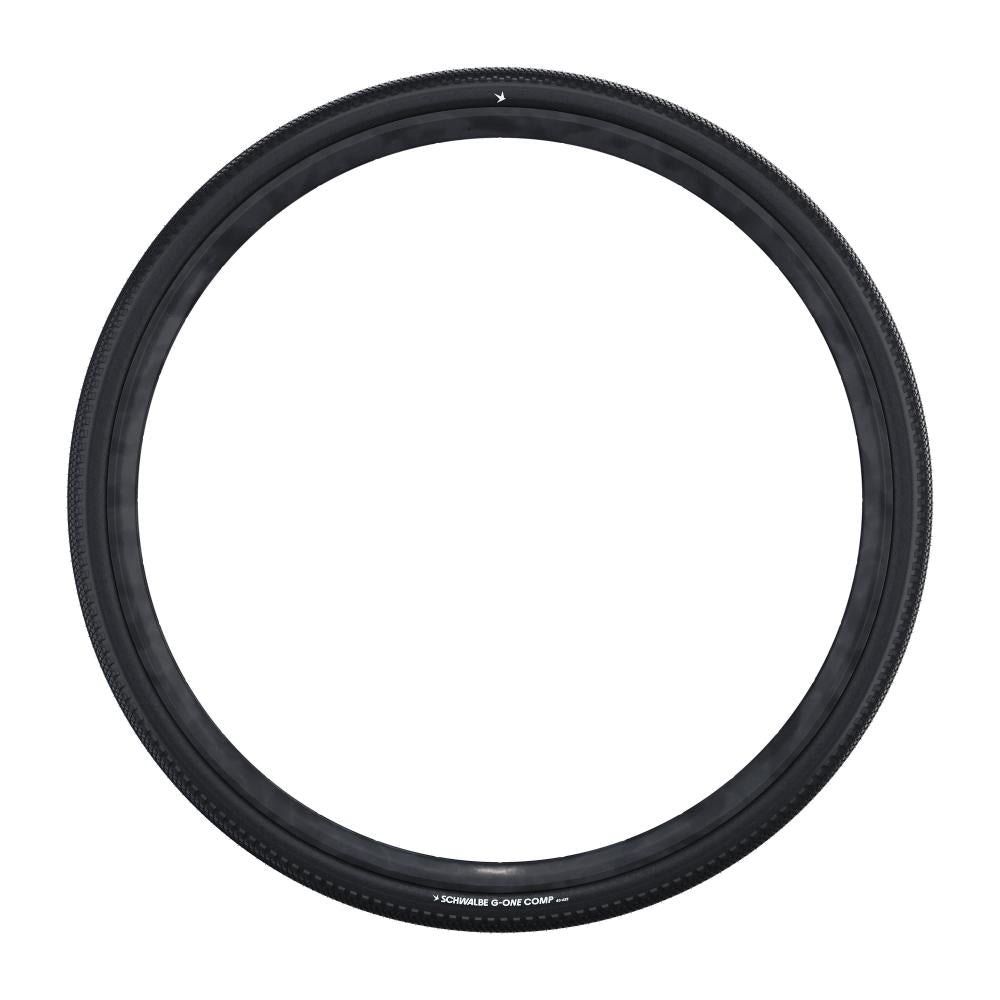 Schwalbe G-ONE COMP Drahtreifen 40-622 Schwarz - schneller Gravel- & Allround-Tourenreifen