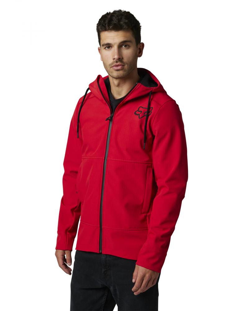 Fox wasserdichte Softshell-Pitjacke Flame Red Größe M