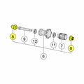 Vision Endkappen-Kit für VISION Naben/Laufräder Standardgröße Schwarz - optimale Kompatibilität