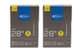Schwalbe 2x Schlauch SV20 extra lang (18/25-622/630) - 28 Zoll