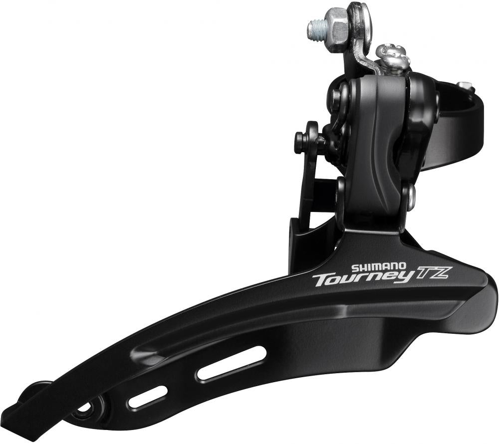 SHIMANO Umwerfer TOURNEY TZ FD-TZ500 3-fach MTB/Trekking - zuverlässige Schaltperformance für Einsteiger