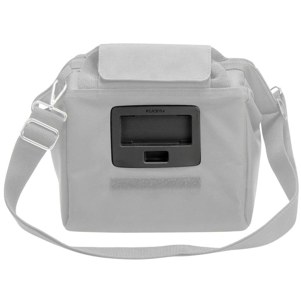KLICKfix Lenkertasche Roomy twist silver Größe 24x22x13cm 4 ltr.