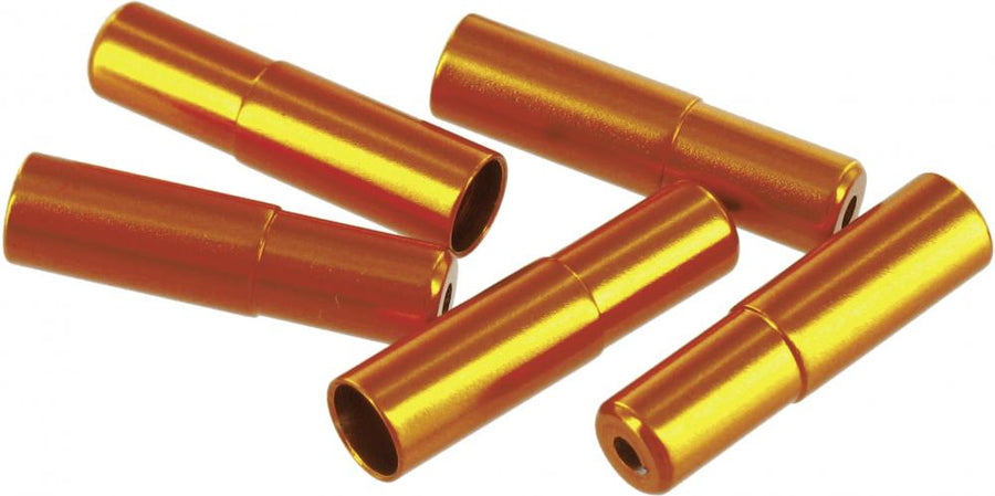 VAR 100 Stück Außenhüllenendkappen FR-01960 Orange 100 - präziser Abschluss für Zugaußenhüllen