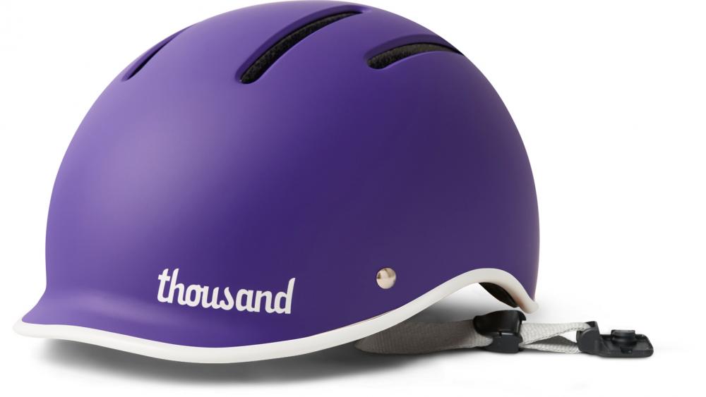 Thousand JR Kinderhelm Party Purple Unisize XS (49-53cm) - Leichter Fahrradhelm mit Fidlock Magnetverschluss, verstellbar, EPS-Schaum, CPSC/EN1078 geprüft