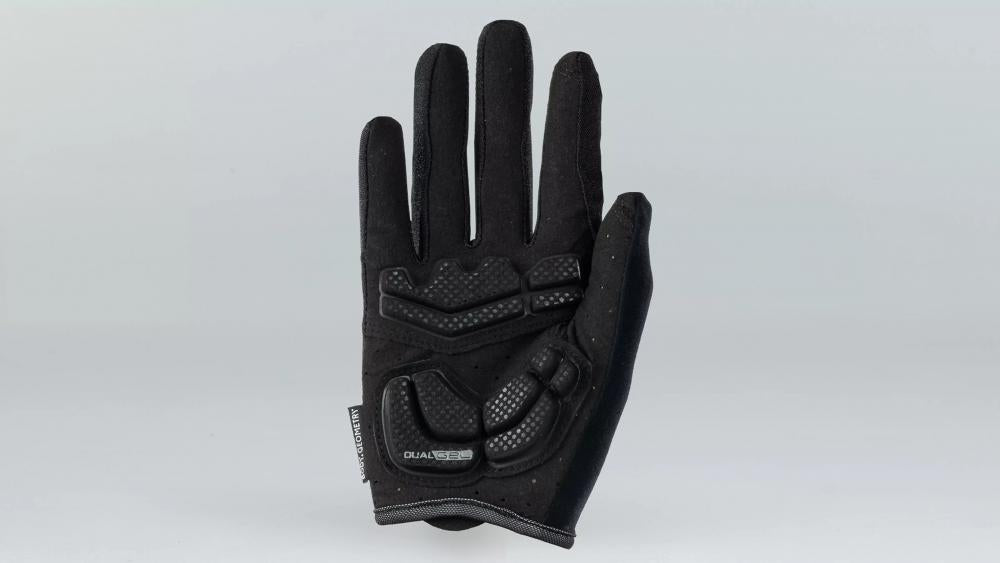 Specialized BG DUAL GEL Handschuh LF WMN - Damen Fahrradhandschuh langfinger mit Gel-Polsterung Größe M Schwarz