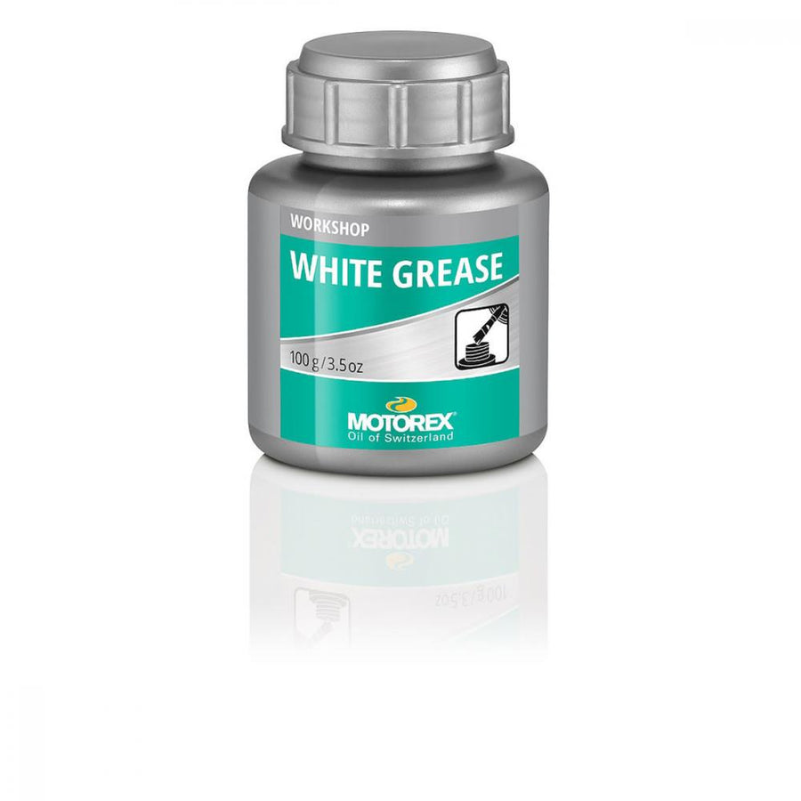 MOTOREX Schmiermittel WHITE GREASE 1x 100 g WHITE - stark haftendes Spezialfett