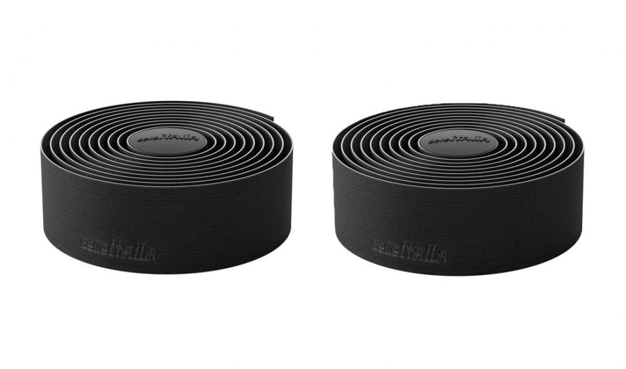 Selle Italia Lenkerband Gran Fondo Tape schwarz - PU-Gel-Material für maximalen Komfort, vibrationsdämpfend, rutschfest, ideal für Rennrad und Langstrecken
