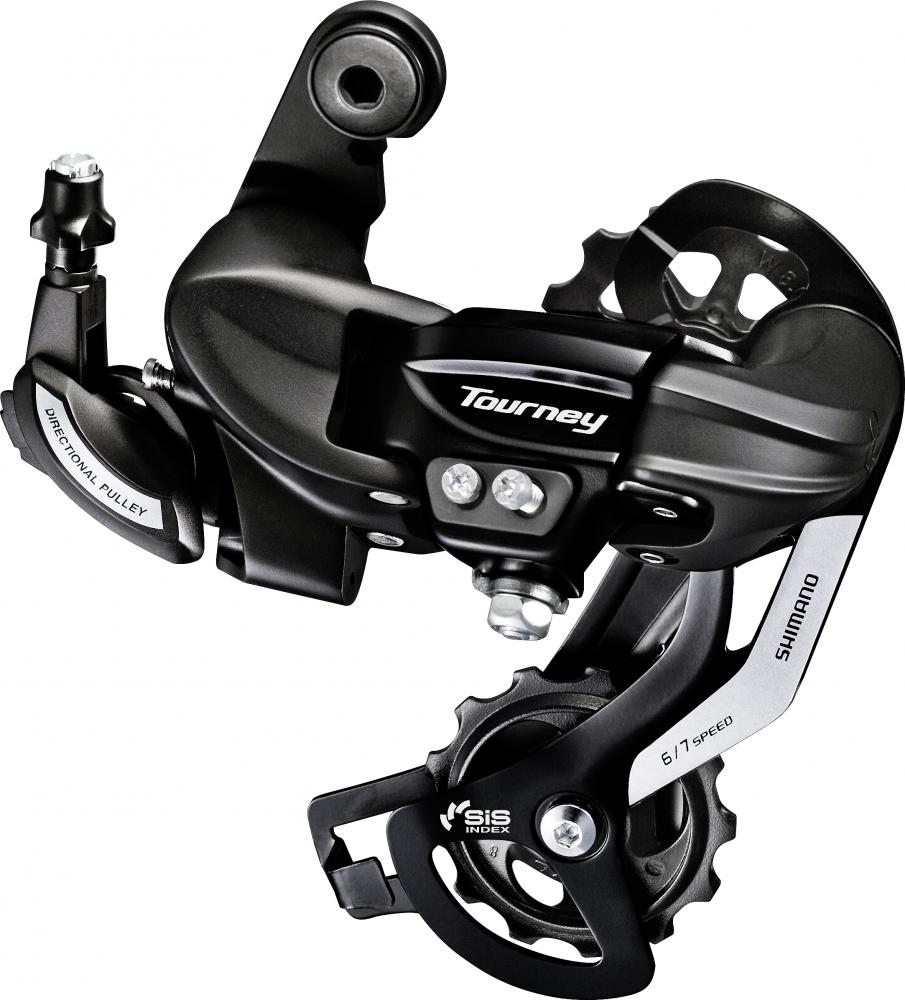 Shimano Tourney RD-TY500 6/7-fach Schaltwerk mit langem Käfig für Direktmontage am Fahrrad.