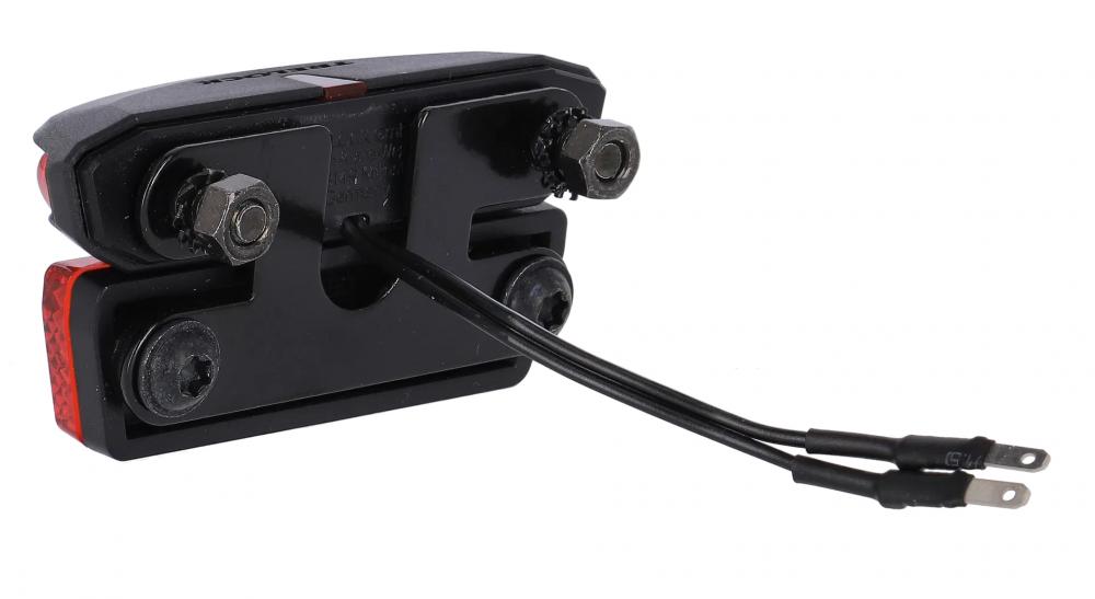 Trelock LS 654 COB Line E-Bike-Rücklicht mit Bremslichtfunktion, COB-LEDs, Multi-Lens-Technologie, 612V, 50mm Montage, StVZO-zertifiziert, 600m Sichtbarkeit