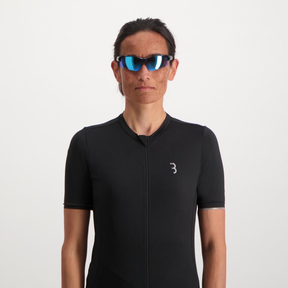 BBB Cycling BBB Sportbrille Impress glanz schwarz Einheitsgröße schwarz - leichter Rundumschutz beim Sport