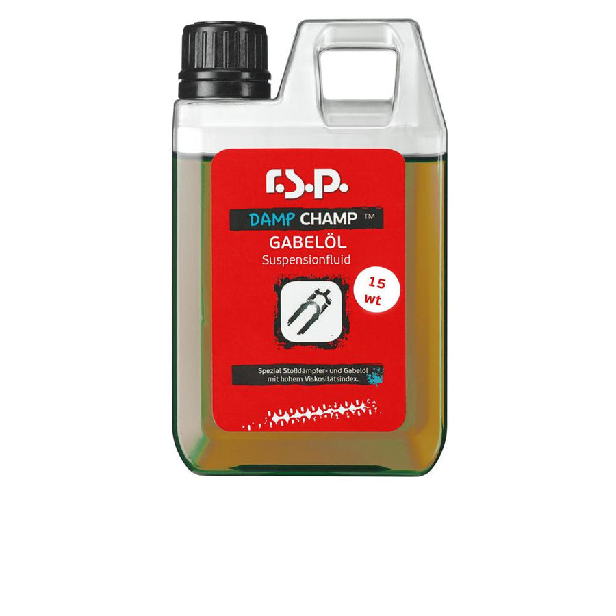 r.s.p. Damp Champ Gabelöl 250 ml - Vollsynthetisches Dämpferfluid mit Antischaum-Additiven