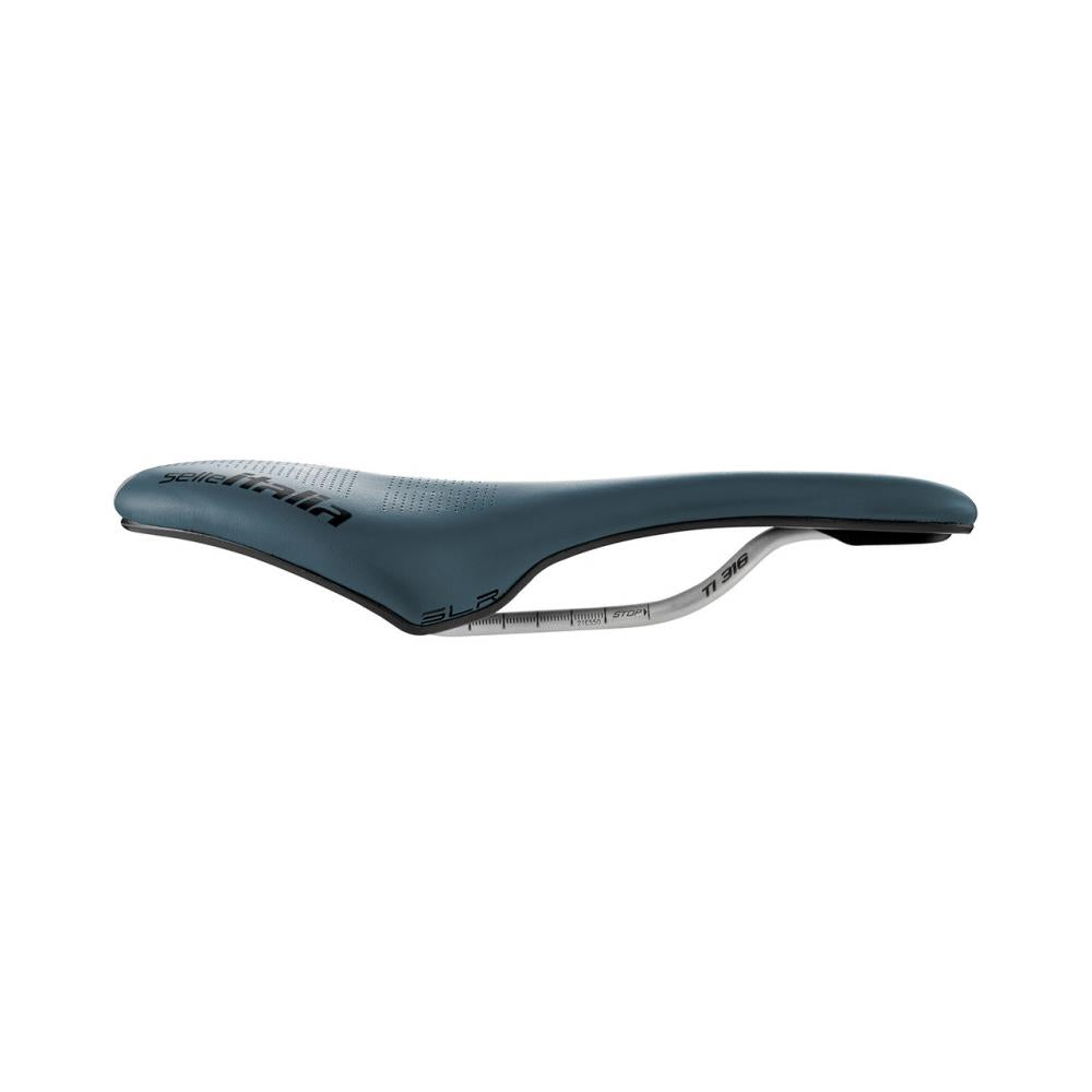 Selle Italia SLR Boost Gravel TI 316 Superflow S3 Blue Granite