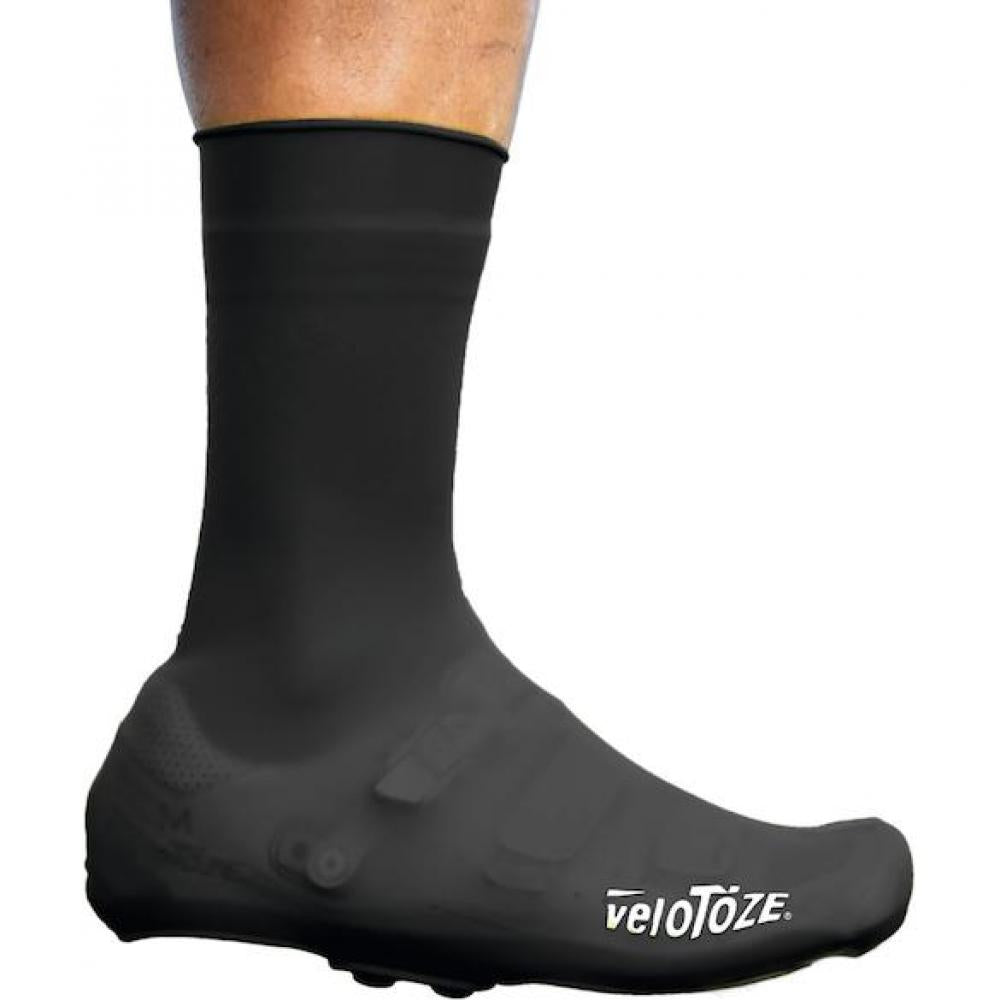 VeloToze Silicone Snap Road Überschuh S (37-40) Schwarz - wasser- und winddicht