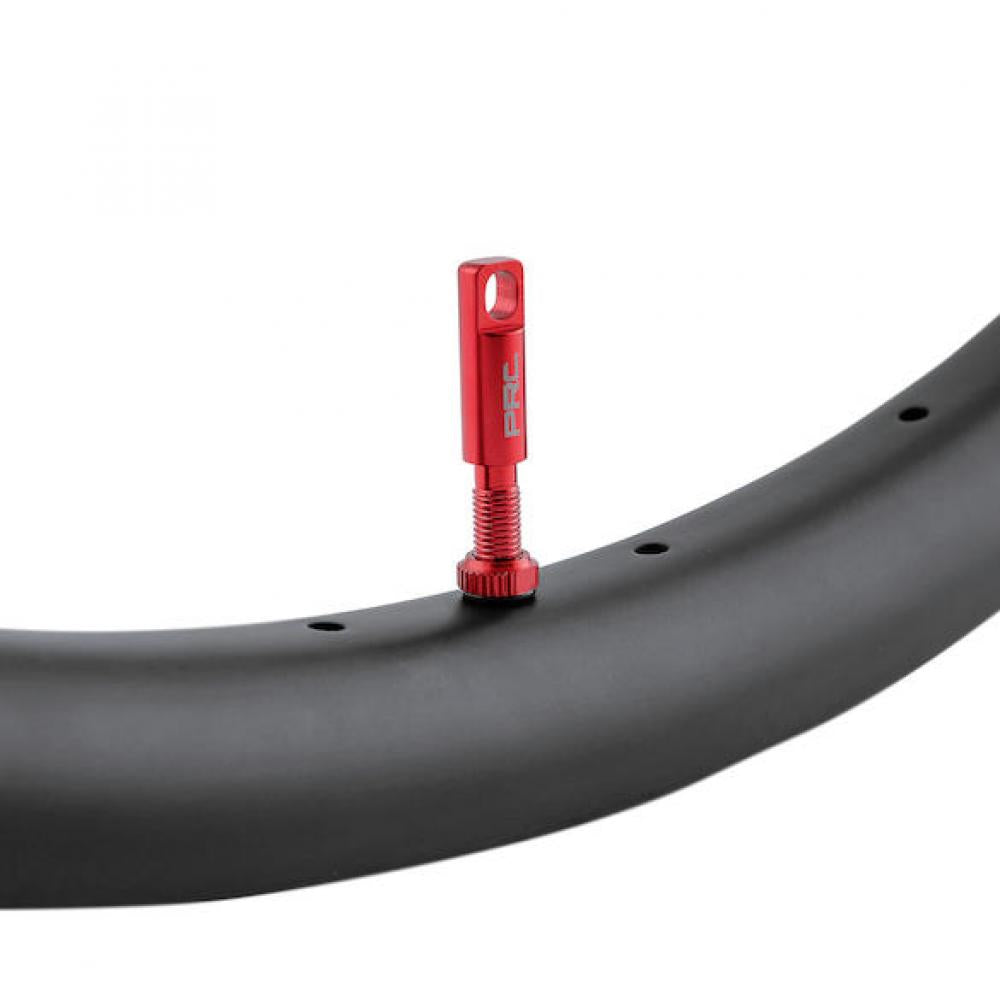 Procraft Tubeless-Ventile PRC 60 mm Rot - Leichte Aluminium-Ventile für Tubeless-Systeme
