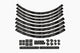 Race Face Next R31 Laufrad Decal Set, 29", schwarz - individuelles Wheel-Design