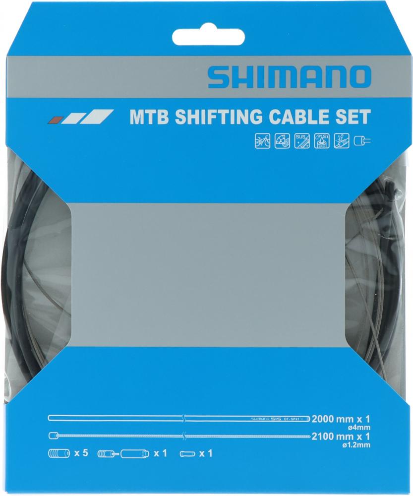 SHIMANO Schaltzug Set MTB Edelstahl Schaltzug - 2000 mm