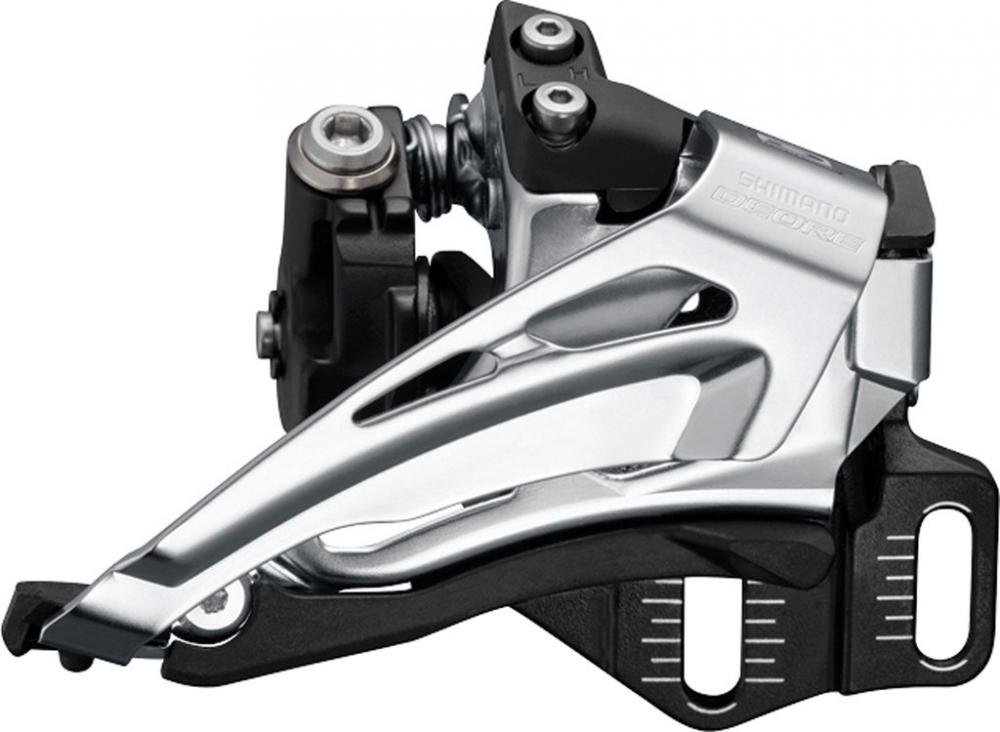 Shimano Deore Umwerfer FD-M6025 E-Type 2x10 Top Swing Down Pull für präzise Frontschalt-Performance.