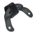 Schwarze Zefal Fahrrad Pumpenbefestigung AirProfil XL XLight mit Klettband zur Rahmenmontage.