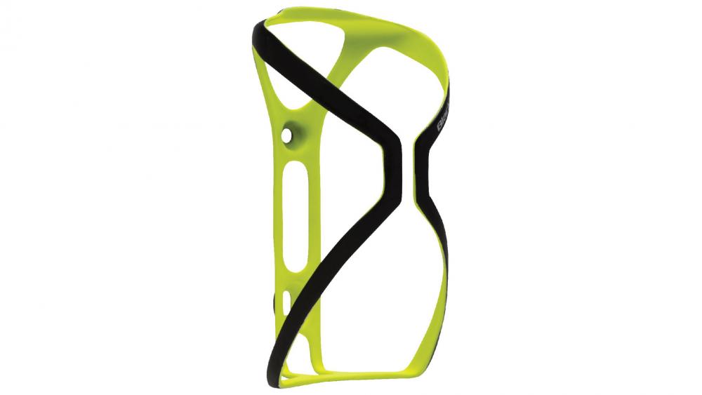 Blackburn Cinch Carbon Cage Flaschenhalter, 16 g, UD-Carbon, Highlight Yellow, sicherer Halt, für Rennrad und Mountainbike