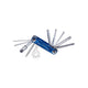 BBB Cycling BBB Werkzeugkit PrimeFold M blau/silber M blau - kompaktes Multitool für unterwegs