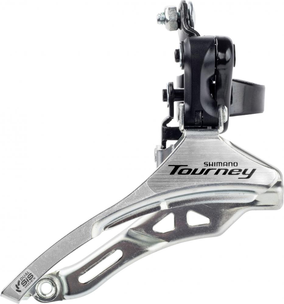 SHIMANO TOURNEY FD-TY300 Umwerfer 3-fach MTB/Trekking Schelle hoch Down-Pull - Zuverlässige Schaltperformance