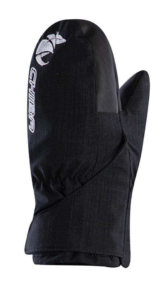 CHIBA Kids Basic Mitten - wasserdichte Kinder-Fäustlinge schwarz, Größe I