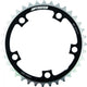 FSA Kettenblatt Road Pro 5-Arm 2x 110 mm x 36 T Schwarz/silber - präzises Schalten für Rennräder